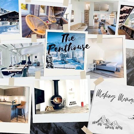 Unique Penthouse With Gallery And Mountain View Kandersteg Exterior foto